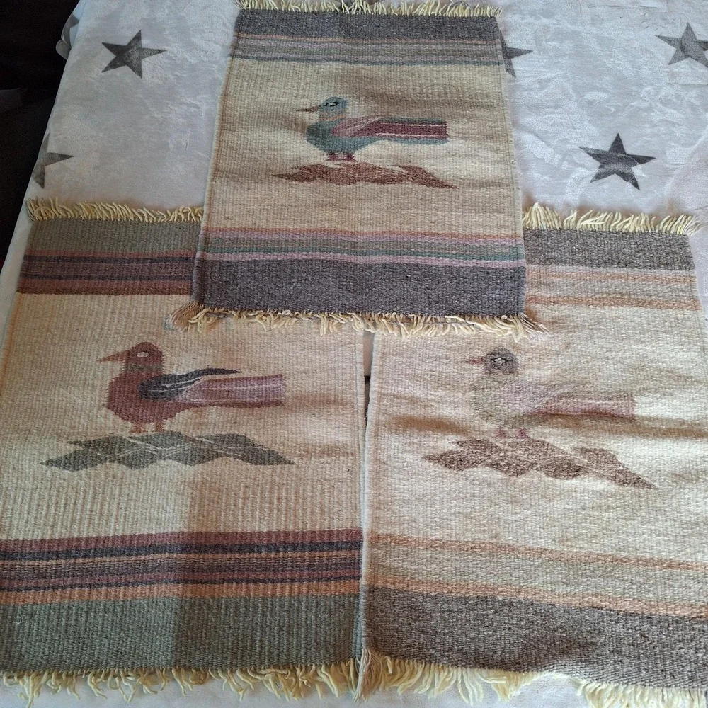 Lot Of 3 Vintage Zapotec Oaxacan 15
